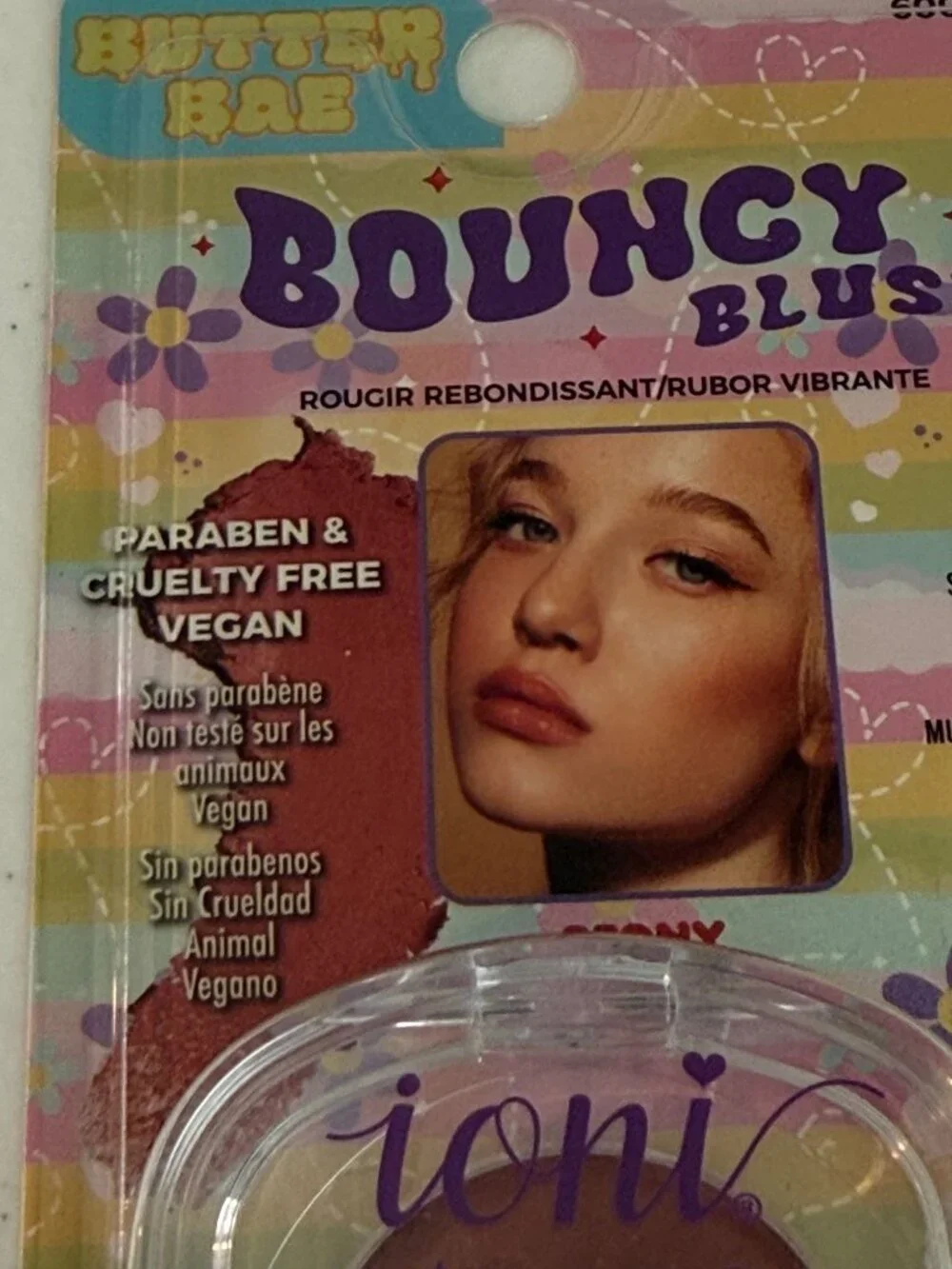 Ioni Butter Bae Bouncy Blush Peony Cheek Lip Color New